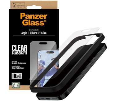PanzerGlass PanzerGlass® Screen Protector iPhone 17 | iPhone 16 Pro | Classic Fit w. EasyAligner