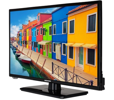 Medion Life ® E12413 23,6" FULL HD LED TV incl. DVD-speler Zwart