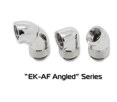 EK Water Blocks EK-AF Angled 45 Grad G1/4 - Nickel (3831109845233)