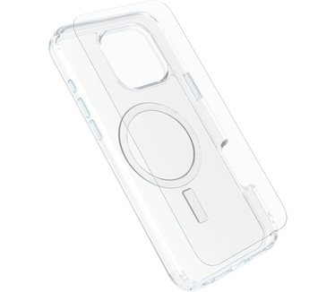 Otterbox Symmetry Series Clear voor MagSafe + Premium Glass voor Apple iPhone 16 Pro Max, Transparant