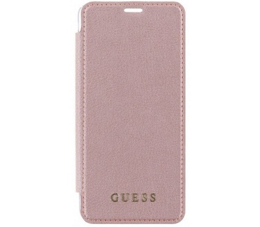 Guess IriDescent Book Case voor Samsung Galaxy S9 - Roségoud  Rosé Goud