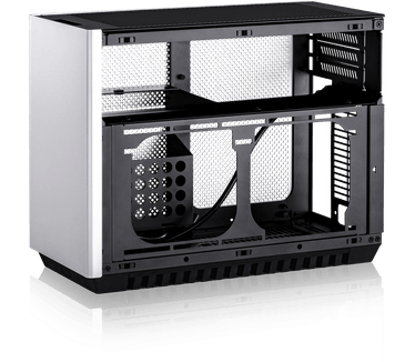 DAN Cases C4-sfx Mini Itx Case - Si 0w Zilver