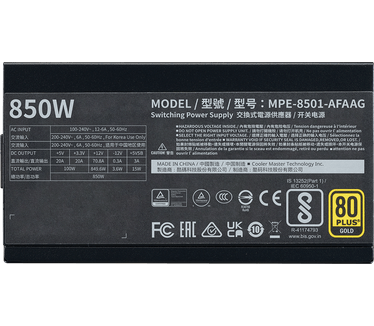 Cooler Master MWE Gold 850 - V2 ATX 3.0