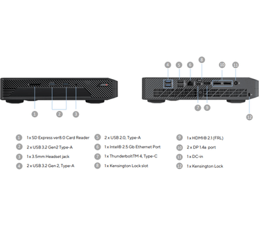 ASUS NUC 14 Performance CU9-185H, RTX4070
