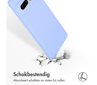 Accezz Liquid Silicone Backcover Google Pixel 7 Pro - Paars
