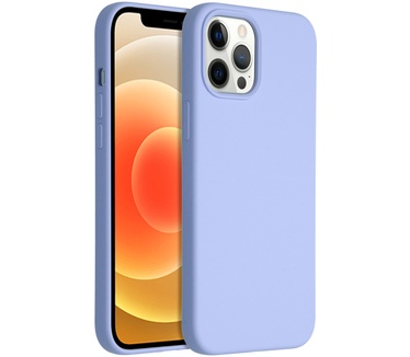 Accezz Liquid Silicone Backcover iPhone 12 Pro Max - Paars