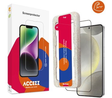 Accezz Triple Strong Full Cover Glass Screenprotector met bio applicator