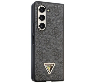 Guess 4G Triangle Back Case - Samsung Galaxy Z Fold 5 - Grijs Grijs