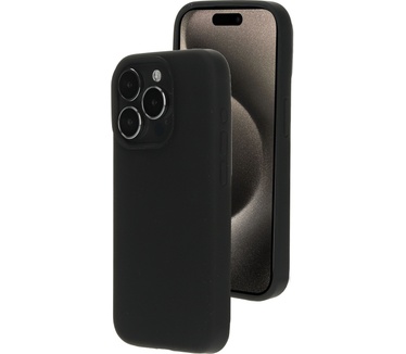 Mobiparts Silicone Cover Apple iPhone 15 Pro Black (Magsafe Compatible)