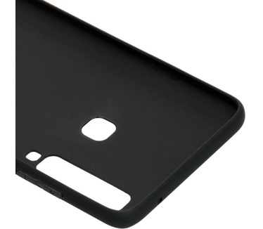 Samsung Galaxy A9 2018 siliconen (gel) achterkant hoesje - Zwart (Galaxy A9 2018) Zwart