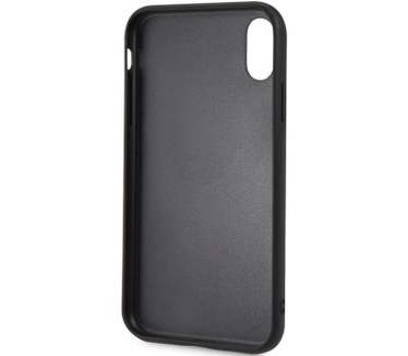 BMW Carbon Stripe HardCase - Apple iPhone XR (6.1'') - Zwart/Rood  Zwart
