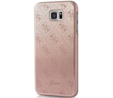 Guess 4G Aluminium Hard Case voor Samsung Galaxy S7 - Roségoud Rosé Goud
