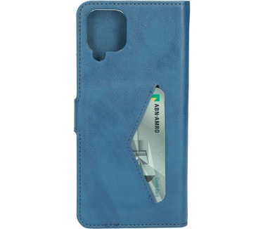 Mobiparts Classic Wallet Case Samsung Galaxy A12 (2021) Steel Blue