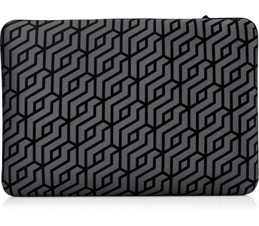 HP 14" Neoprene Reversible Sleeve Grijs, Zwart
