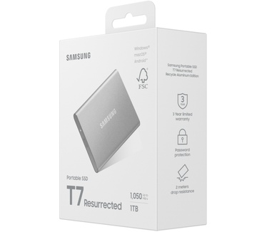 Samsung Portable SSD T7 Resurrected USB 3.2 Gen 2 1TB