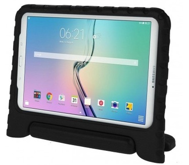 qMust Kids-proof draagbare tablet hoes Samsung Galaxy Tab E 9.6 - Black