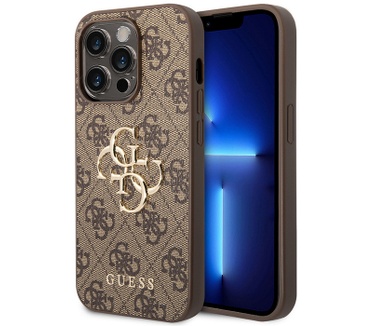 Guess 4G Metal Logo Back Case Apple iPhone 15 Pro (6.1") - Bruin Bruin