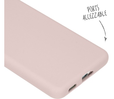 Accezz Liquid Silicone Backcover Samsung Galaxy S21 - Roze (Galaxy S21) Roze