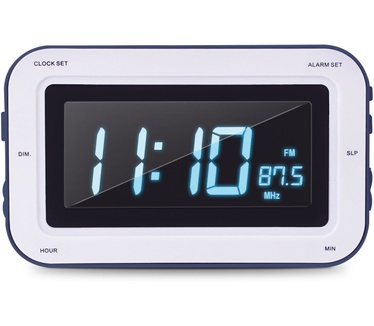 Bigben Interactive Stijlvolle wekkerradio met Britse vlag