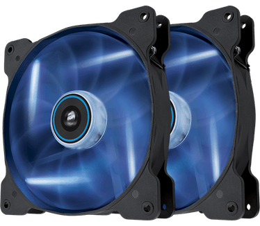 Corsair Air Series SP140 LED Blue High Static Pressure 140mm Fan Twin Pack, 140mm