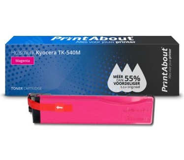 PrintAbout Huismerk Kyocera TK-540M Toner Magenta