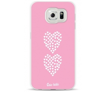 Casetastic Softcover Samsung Galaxy S6 - Hearts Heart Pink
