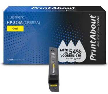 PrintAbout Huismerk HP 824A (CB382A) Toner Geel
