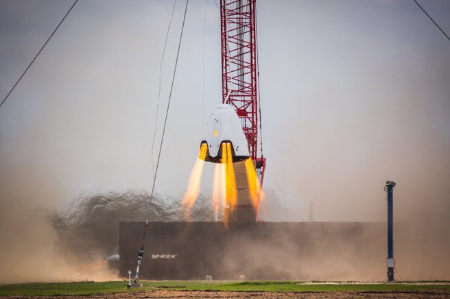 SpaceX SuperDraco-test