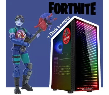 ScreenON - Fortnite Dark Bomber Hero - GamePC (GamePC + 24 Inch Monitor + Toetsenbord + Muis)