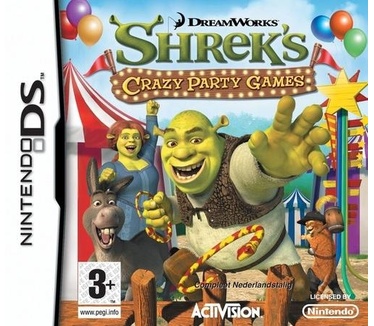 Shrek - Crazy Kermis - Party Games  NDS, Nintendo DS