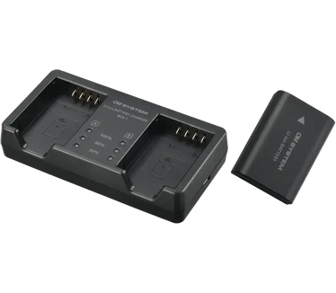 OM System SBCX-1 Lader + BLX-1 Accu Bundel