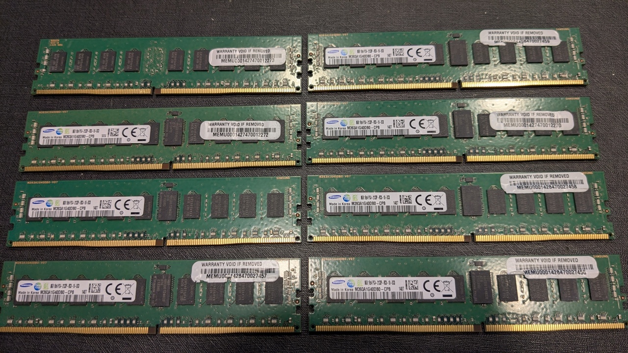Samsung 64GB (8 x 8GB) DDR4 Registered ECC Server RAM-modules (RDIMM ...
