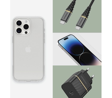 Otterbox Symmetry Clear Series voor iPhone 15 Pro, Clear (iPhone 15 Pro) Transparant