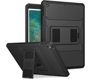 Accezz Rugged Back Case iPad (2018) / (2017) - Zwart