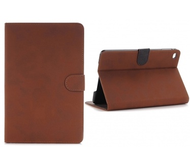 Kees Lederlook Boek Hoes Apple iPad mini 4 - Bruin