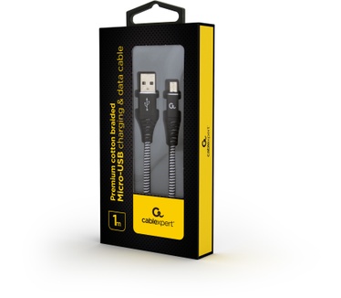 Gembird CC-USB2B-AMMBM-1M-BW