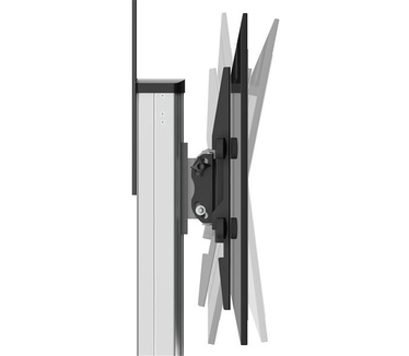Startech.com TV standaard mobiel AV trolley voor 32" tot 75" tv hoogteverstelbaar