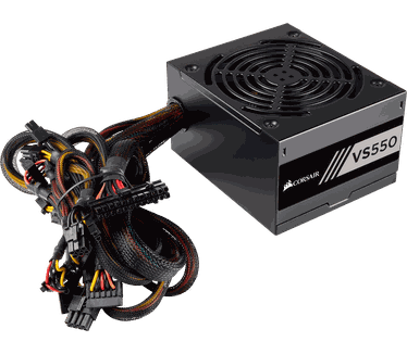 Corsair VS550 &#8212; 550 Watt 80 PLUS® White Certified PSU (2017 Edt.)