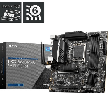 MSI Pro B660M-A WiFi DDR4