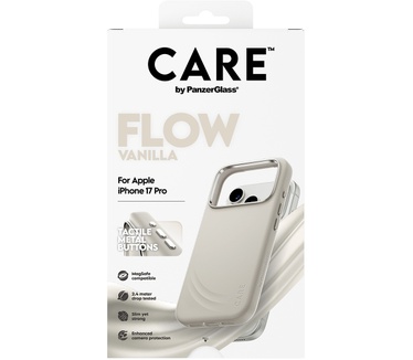 PanzerGlass CARE by PanzerGlass® Feature FLOW Case Vanilla w. MagSafe iPhone 17 Pro