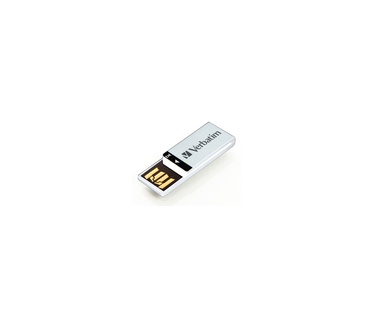 Verbatim Clip-it USB Drive 4GB Wit