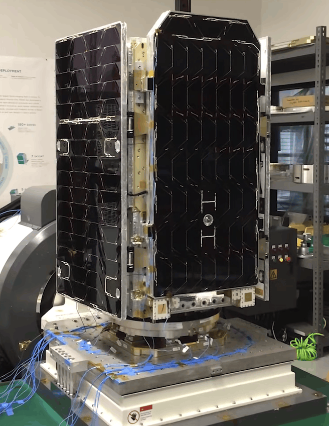 Prototypesatelliet van Google Suncatcher