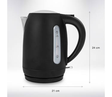 Princess 236032 Waterkoker Black Steel