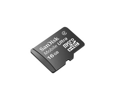 Sandisk Mobile Ultra microSDHC 16GN Card