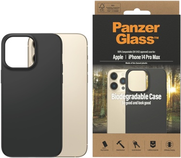 PanzerGlass Biodegradable (iPhone 14 Pro Max) Zwart