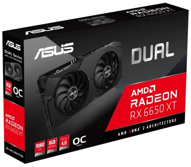 ASUS Dual Radeon RX 6650 XT V2 OC Edition 8GB GDDR6