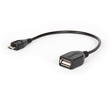 Hamlet micro USB-USB M-F 0.15m