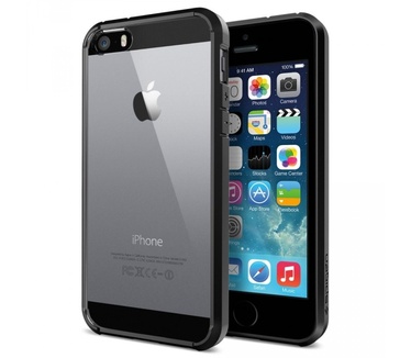 Spigen Spigen Case Ultra Hybrid Apple iPhone 5 / 5S SGP10515 (black)