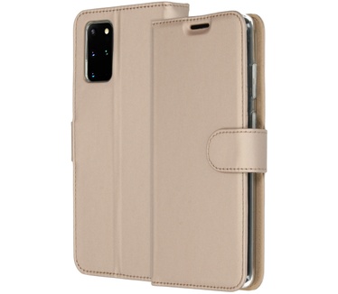 Accezz Wallet Softcase Bookcase Samsung Galaxy S20 Plus - Goud