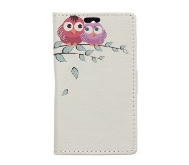 qMust Huawei Y360 Wallet Case - hoesje met stand - Adorable Birds